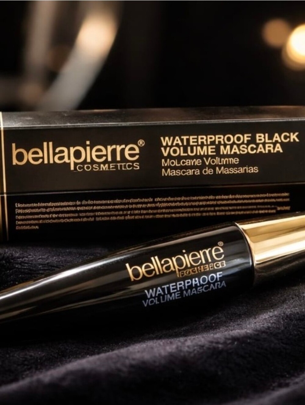 NIB Bellapierre Cosmetics Waterproof Black Volume Mascara